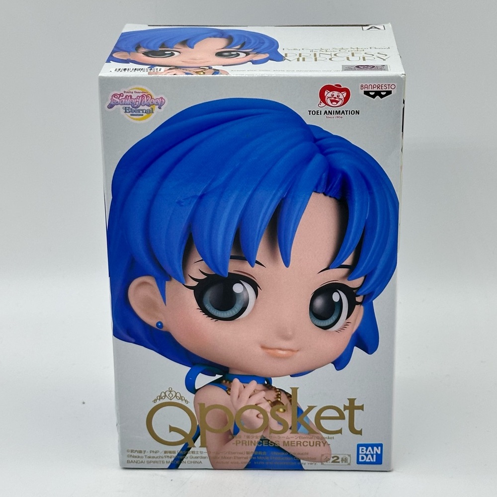 Banpresto Sailor Moon Eternal The Movie Q posket-Princess Mercury (Ver.A)